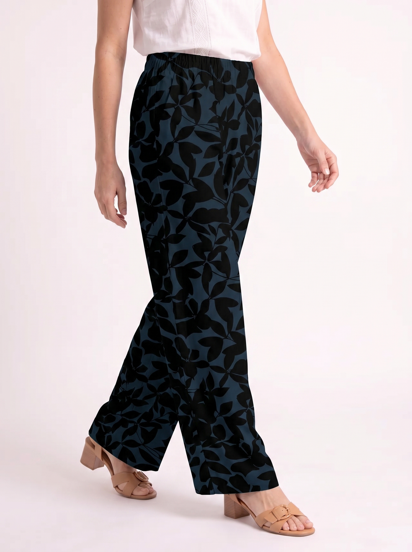 Noor – Elegante Bloemen Wijde Broek