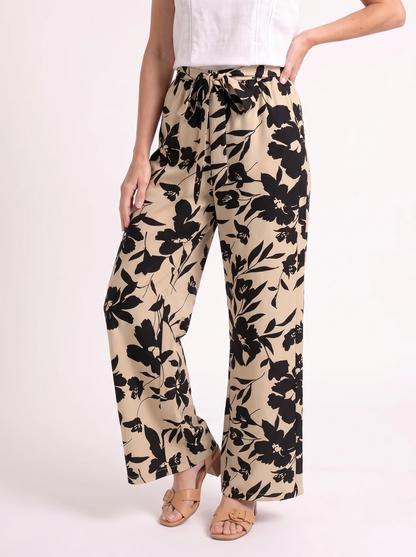 Fleur – Bloemen Wide Leg Broek