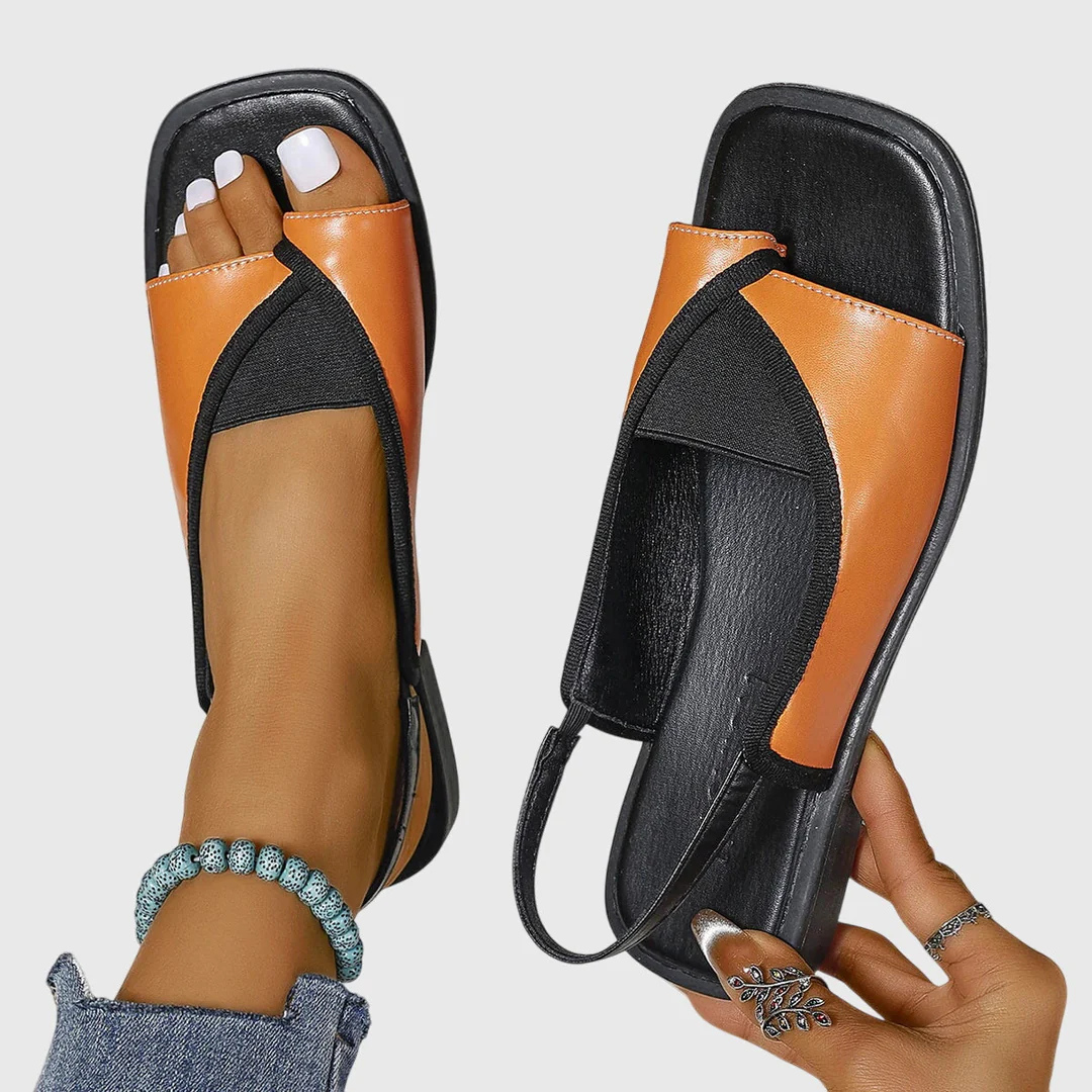 Close-up van de zool van de Mady™ orthopedische sandaal