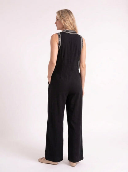 Amira – Bohemien Geborduurde Jumpsuit