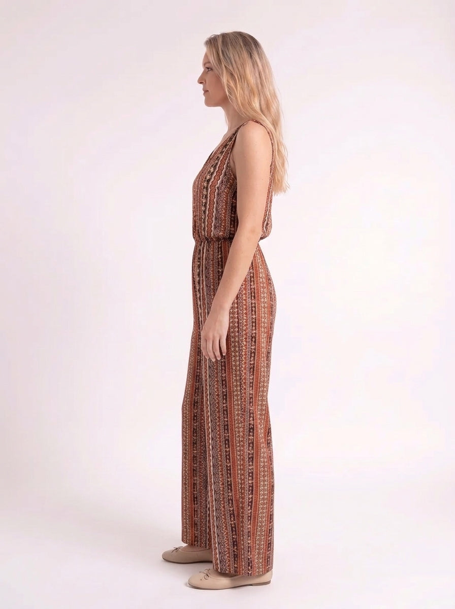 Saar – Bohemian Bedrukte Jumpsuit