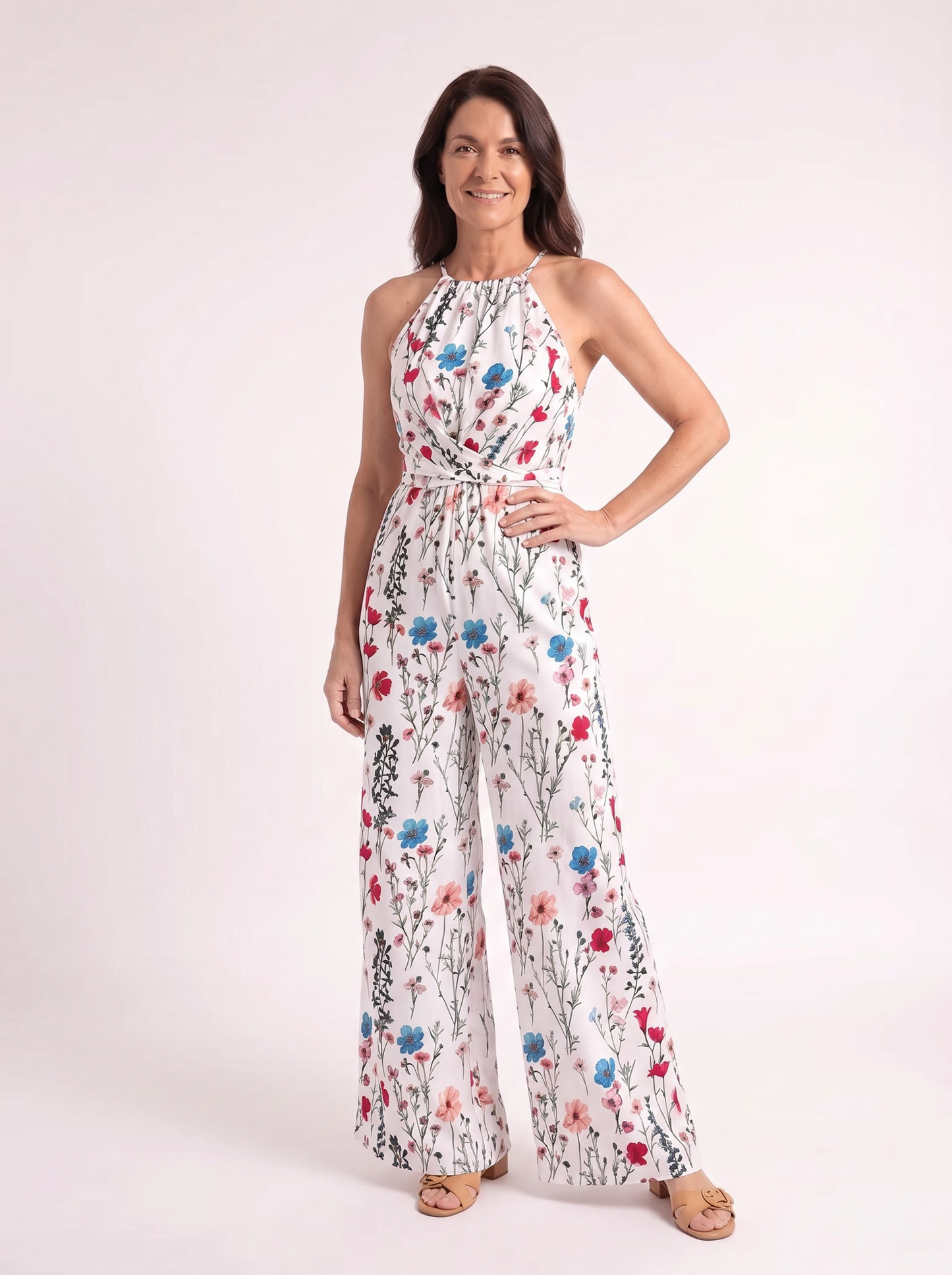 Sanne – Elegante Bloemen Jumpsuit