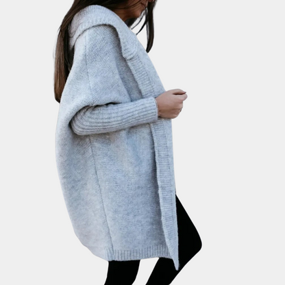 Lange Open Cardigan met Zakken en Relaxte Pasvorm