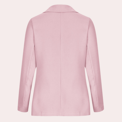 Getailleerde Blazer met Enkele Knoopsluiting