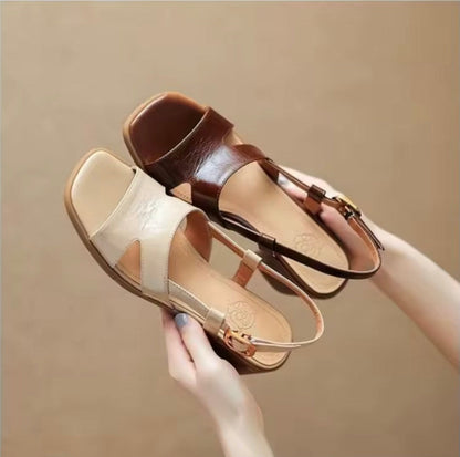 Set van Marise sandalen in beide kleuren, close-up