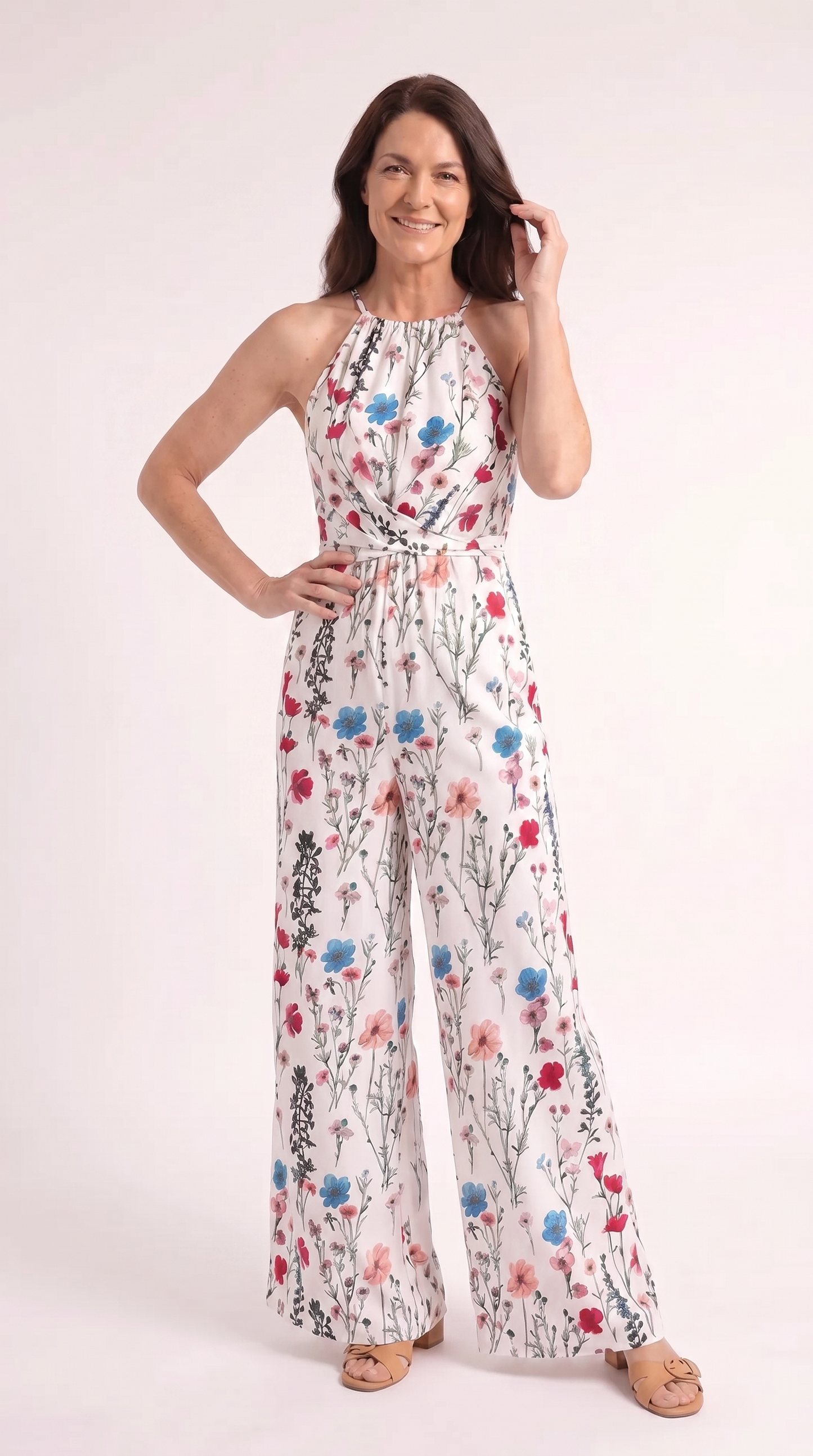 Sanne – Elegante Bloemen Jumpsuit