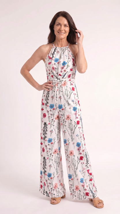 Sanne – Elegante Bloemen Jumpsuit
