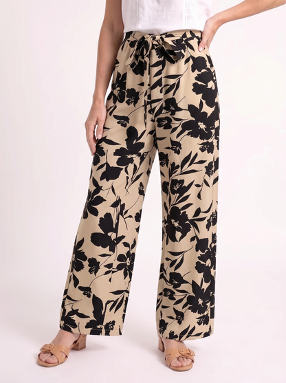 Fleur – Bloemen Wide Leg Broek