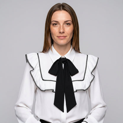 Elegante Tweed Jurk met Strik en Klassieke Stijl