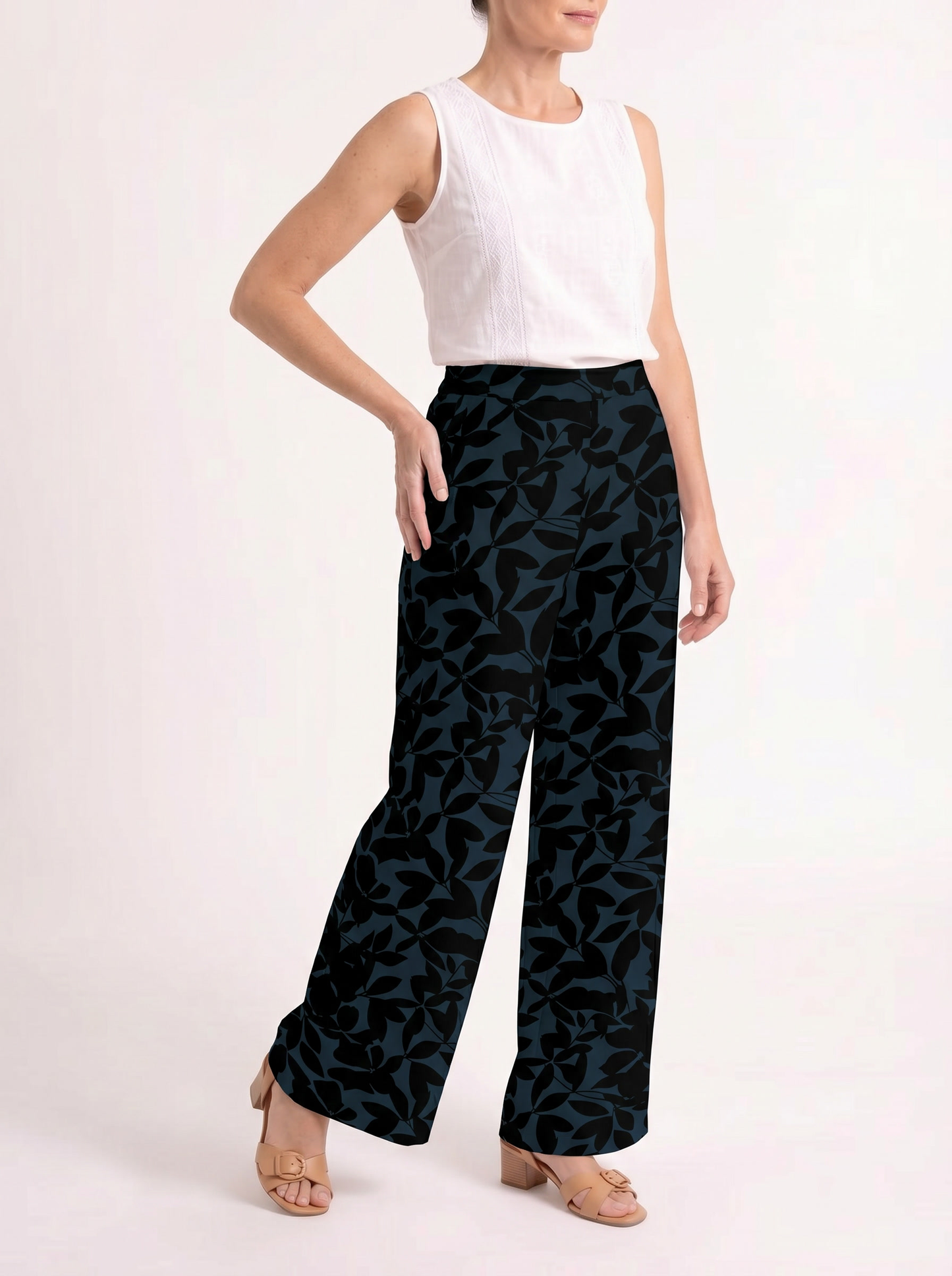 Noor – Elegante Bloemen Wijde Broek