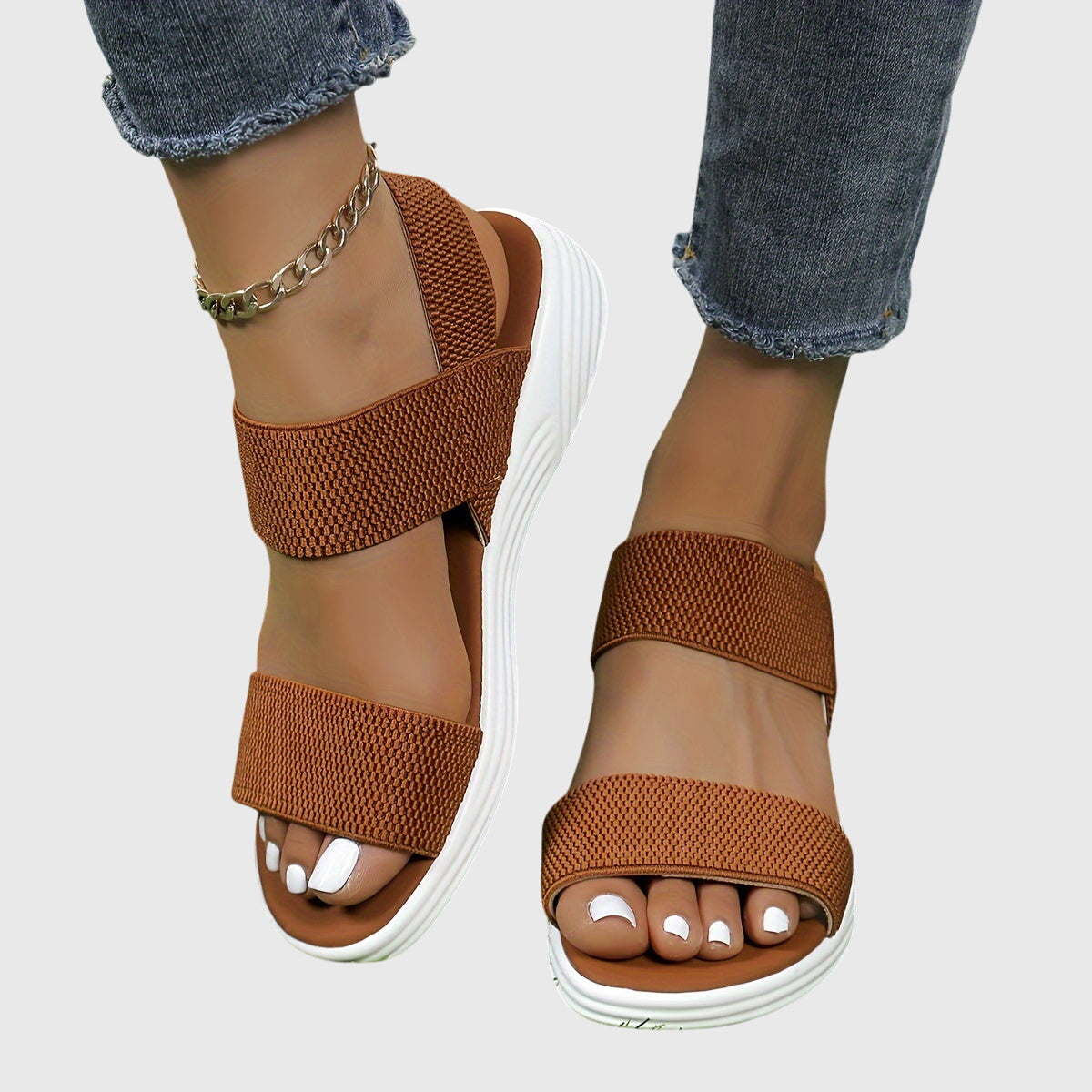 Stack van meerdere Emila sandalen in verschillende kleuren