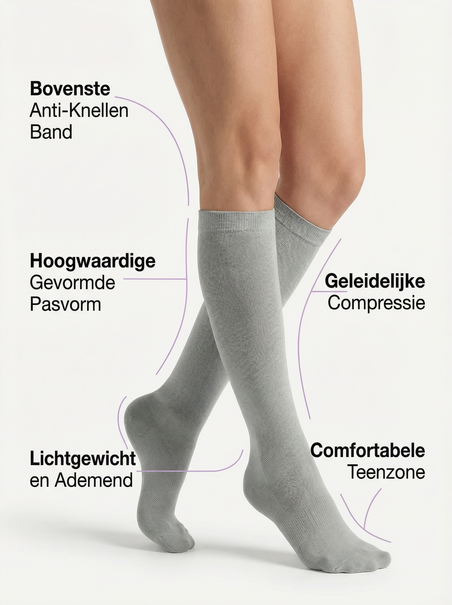 Ohmysox™ Brede Compressie Sokken