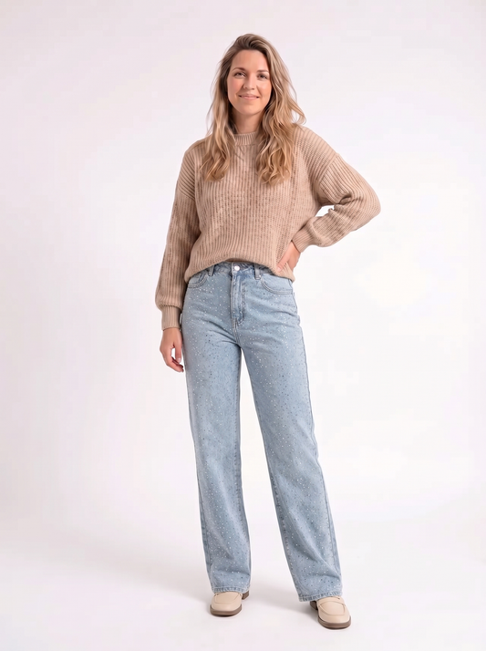 Ivy – Glitter Jeans Lichtblauw