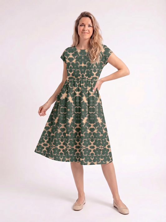 Elowen – Print Midi Jurk