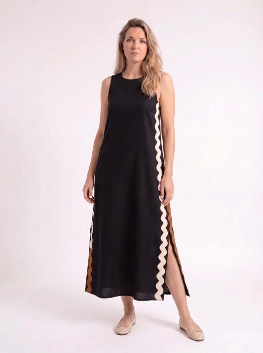Noémie – Minimalistische Maxi Jurk