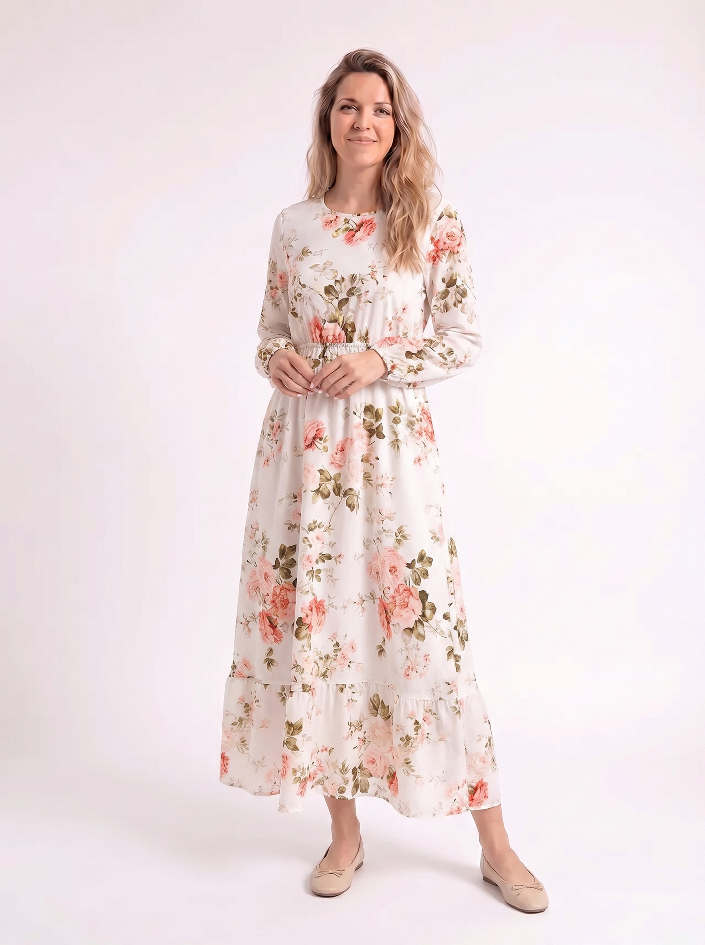 Rosalune – Romantische Maxi Jurk