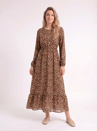 Sanne – Bloemen Maxi Jurk