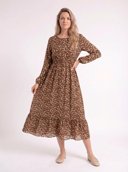 Sanne – Bloemen Maxi Jurk